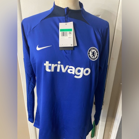 NWT [XL] Nike x Chelsea FC Long Sleeve Training Jersey - Picture 10 of 11